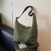 Lightweight Niche Retro Lazy Tote Bag Nylon Cloth Shoulder Messenger Bag Work Armpit Bag