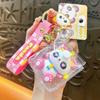 Doll Walking Bag Car Key Ring Panda Bag Pendant Creative Cartoon Cute Keychain  Small Gift