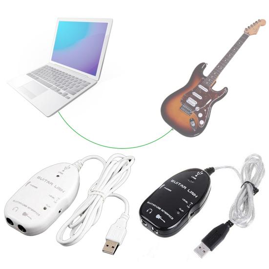 

Соединение гитары с USB-интерфейсом, аудиокабель, адаптер, шнур, аксессуар для ПК для записи