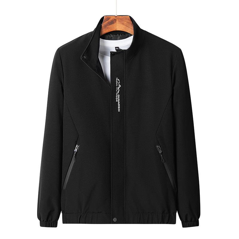 Stand-up Collar Jacket for Men in Spring and Autumn New Casual Korean Style Slim and Fashion Trendy Versatile Top Trendy