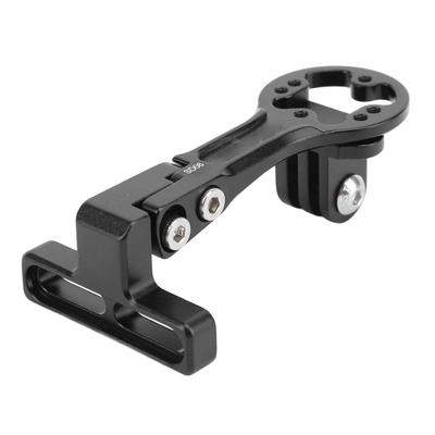 Cycling Computer Mount Aluminum Alloy Integrated Extension Bracket Weather Resistant Ergonomic Design