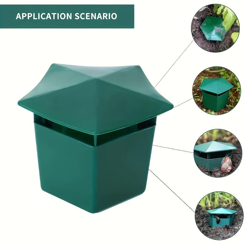 7pcs Garden Trap for Snails and Slugs, Durable Plastic Pest Catcher for Outdoor Garden Farm Use
