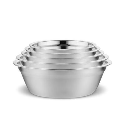 Kunststoffbehälter, Edelstahlschüssel, koreanische Küche, Restaurant, Abendessen, Suppe, Reisschüssel, 6 Größen
