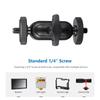 Stable Double Ball Head Bracket 1/4''Screw Action Camera Holder  for Camera Monitor Video Light Mic