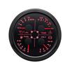 Portable 85Mm 4-In-1 Multifunction Gauge With 0-190Ohms/240-33Ohms Fuel Level Gauge Water Temp Oil Press Voltmeter