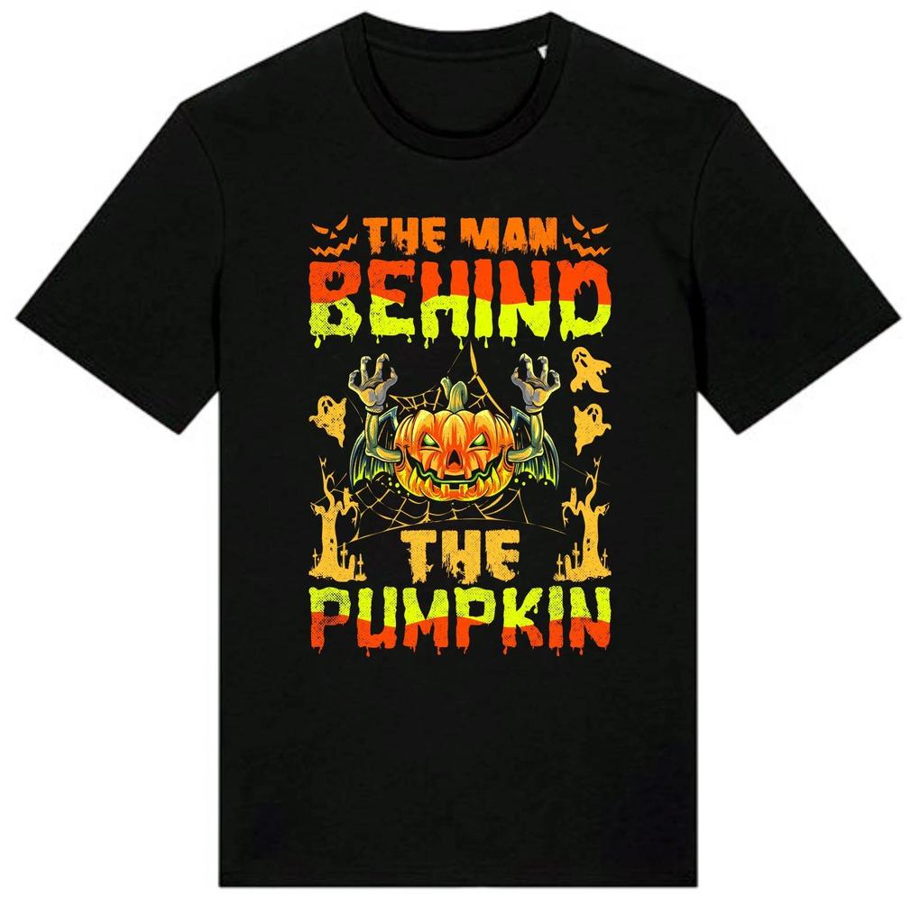 The Man Behind The Pumpkin Halloween T Shirt,Halloween Night Party,Spooky Gift