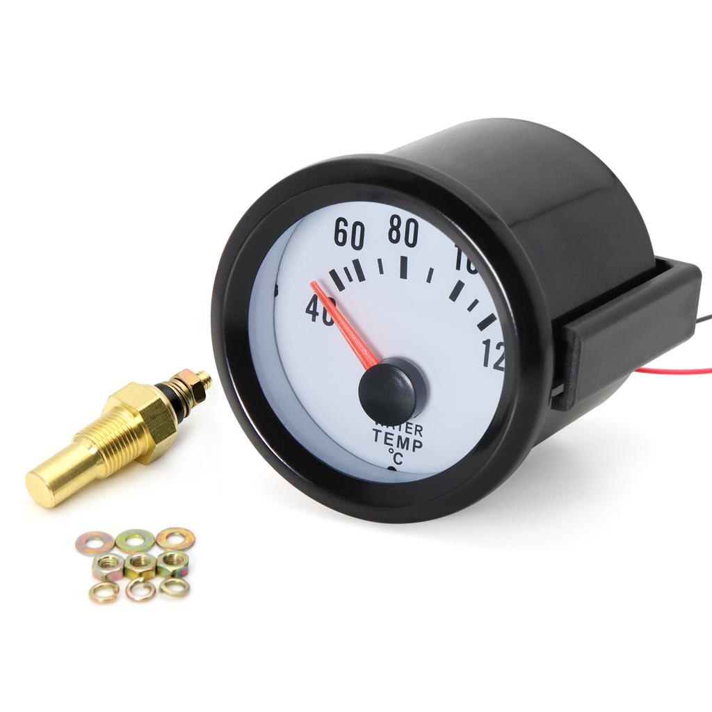 52mm Car Gauge Blue Backlight Voltage Water Oil Temp Turbo Boost Gauge Turbin -30~30 PSI -1~2 Bar Instrument Meter Oil Pressure