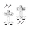 2Pcs Safety Door Lock 90/180 Degree Sliding Door Locks Privacy Door Bolt Lock for Outdoor, Garage, Window