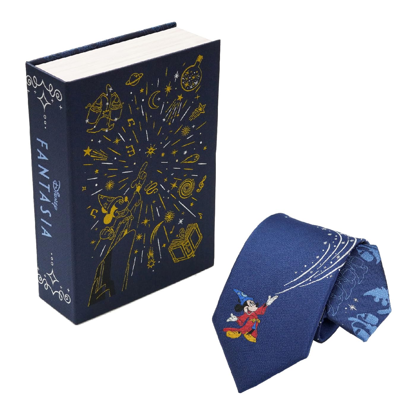 [Disney] Галстук в коробке в форме книги (Фантазия узор в горошек DSDW1485)