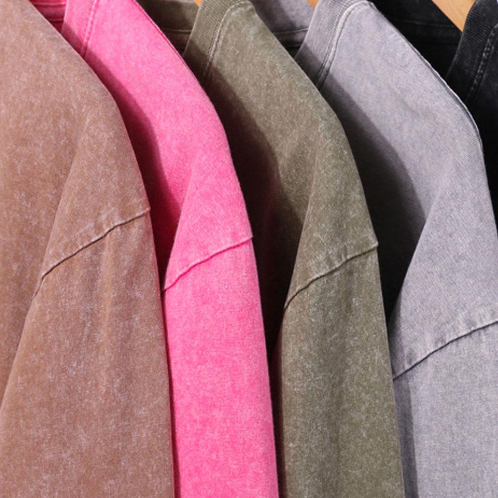 Retro Pánské Dámské Nadměrné Podzimní Oblečení Vintage Bavlna Dlouhý Rukáv Trička Topy Halenka Spodní Prádlo Streetwear Módní Oblečení
