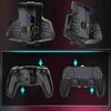 Backplate Programable Remap Kit for PS5 DualSense Gamepad PC Back Buttons with Turbos Macro Function RGB Back Paddles Attachment