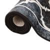Washable Rug Black and White 80x150 cm