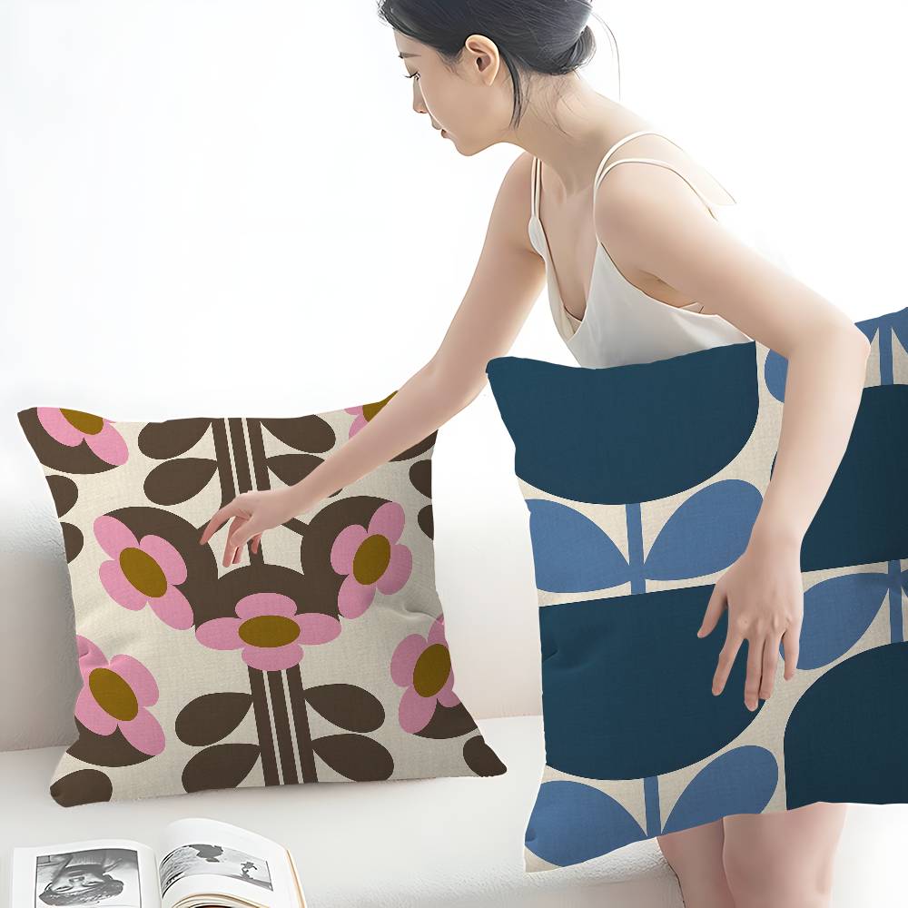 Orla Kiely Blatt Blume Cartoon Kissenbezug Design Kissenbezug Dekoration Feiertagsdekoration