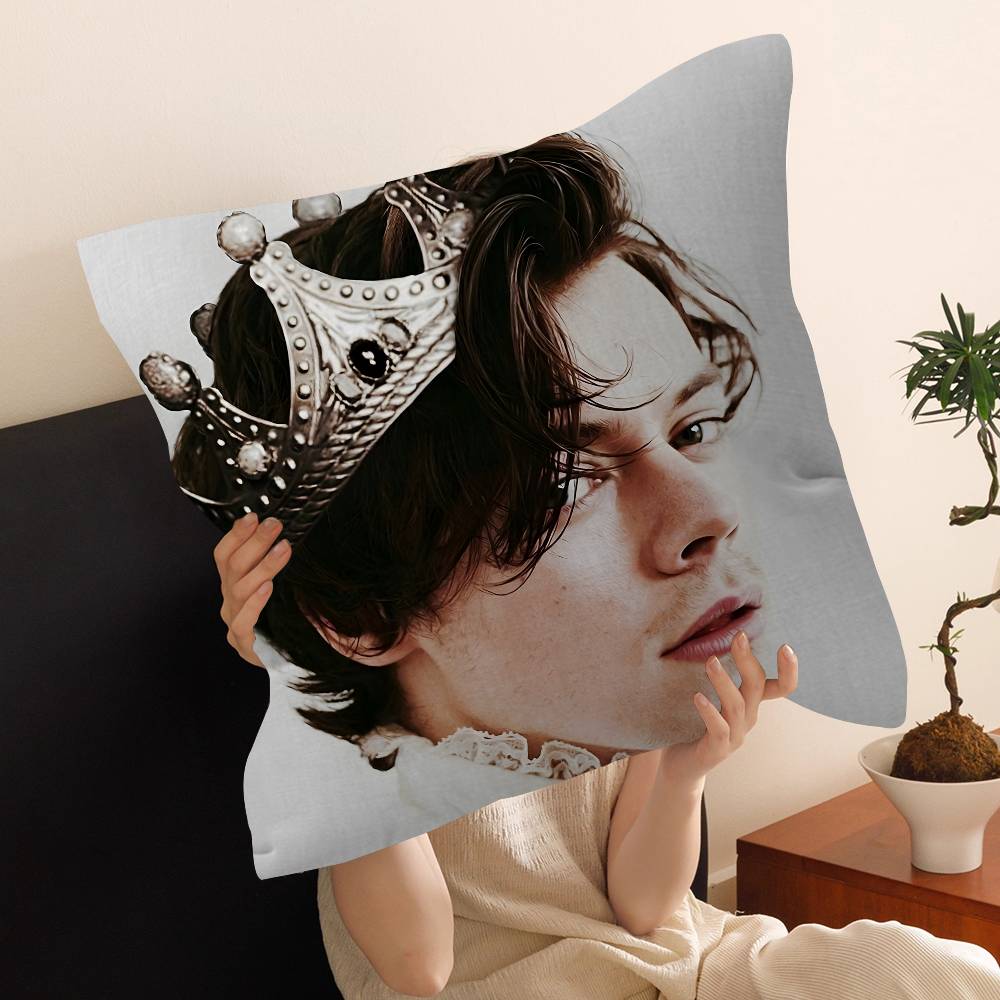 H-Harrys Music S-Styles Office Cushion Pillowcase Car Cushion Cover45X45CM Lumbar Pillowcase Sofa Pillowcover