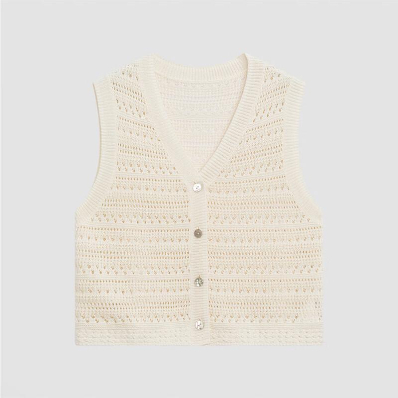 Women's Ribbed V-Neck Knit Vest