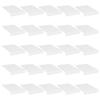 30Pcs Clear Plastic Adjustable Adhesive Label for Shelving Inventory Management Home Office Warehouse Use