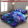 3D Dragon Pattern Psychedelic Aesthetic Orleans Animal Theme Soft Breathable Knitted Digital Printed Polyester Bedding Set