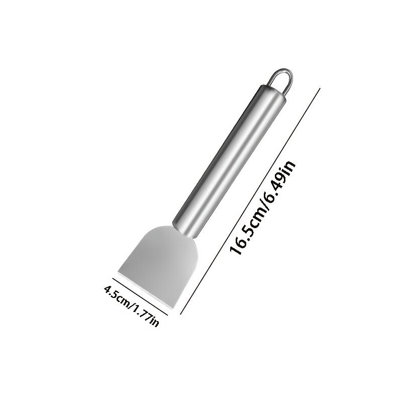 Stainless Steel Kitchen Cleaning Scraper Oil Stain Remover Label Glue Wallpaper Scraper Tool 1pc