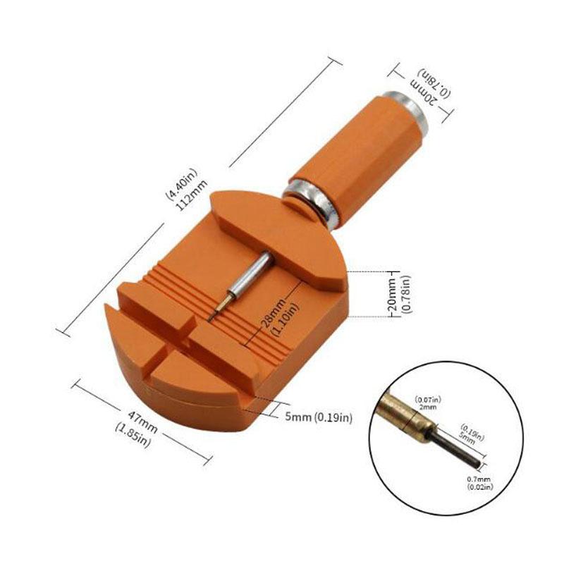 Seturi de reparare pentru ajustarea brățării ceasului cu îndepărtător de ace pentru zale, curea, instrumente de îndepărtare pentru repararea curelei ceasului, instrumente de demontare a brățărilor ceasului