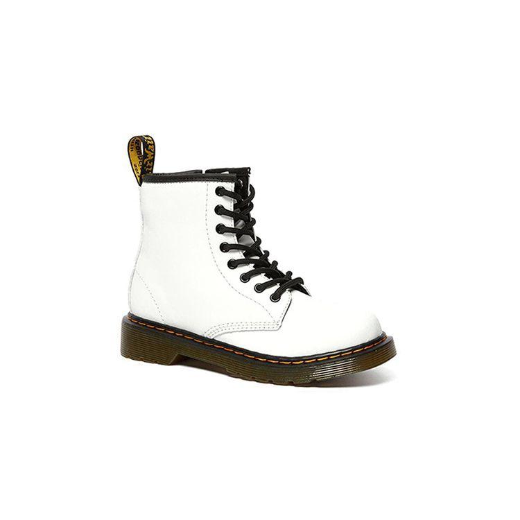 Dr. Martens 1460 Comfortable Versatile Shock-Absorbing Durable Boots Kids Boots White 25634100