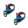 20pcs 100pcs 9-15mm Multi Color Lobster Clasps Stainless Steel Claw Chain Connectors for Bracelets Necklaces DIY Jewelry Making