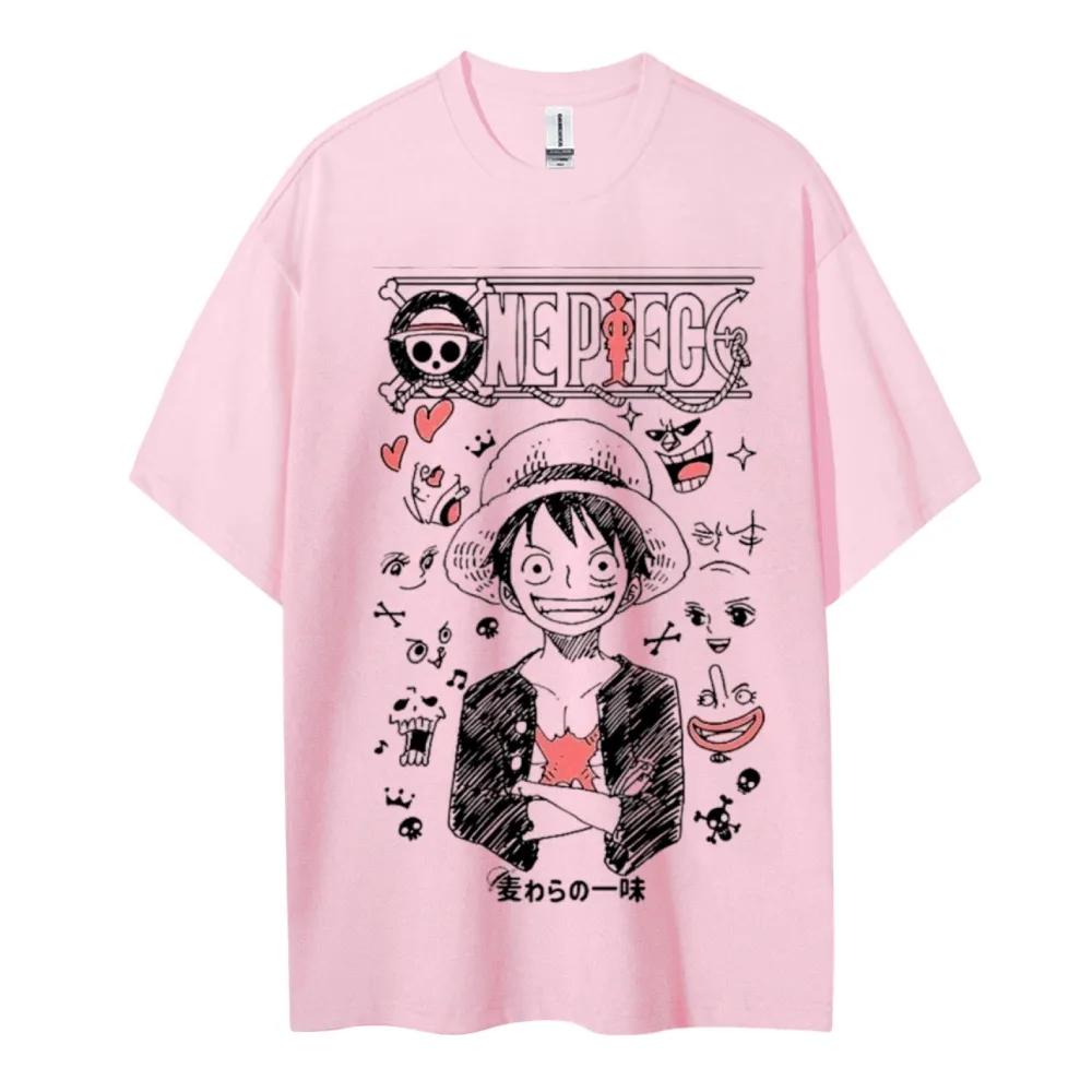 ONE PIECE Printed Short Sleeve Casual Summer Wear Mens Comfortable Clothing Mens Clothing Short Sleeve Half Sleeve Top