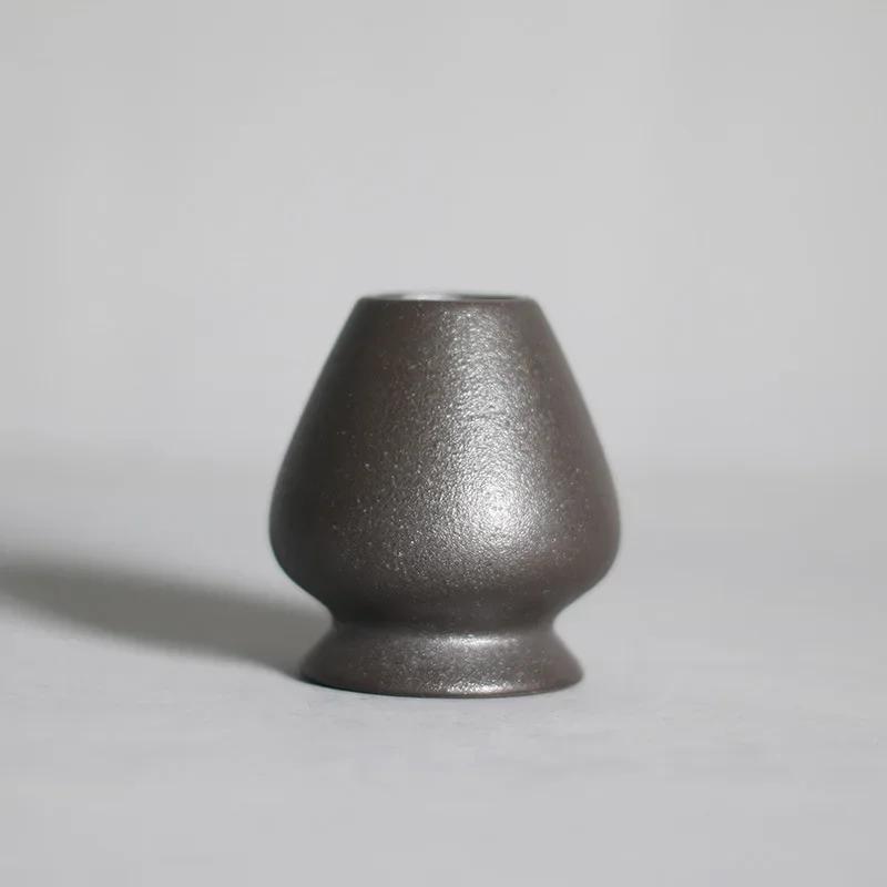 Japanese Coarse pottery Matcha Tea Holder Stand Bowl Bamboo Whisk Grinder Teaware Tools Holder Tea Accessories Teaware