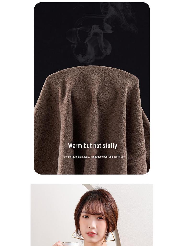 German Velvet High Elastic Warm Ladies' Long One-Piece Vest Bottoming Underwear