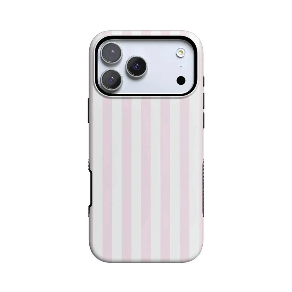 

Роскошный чехол Clmj с полосками персиковых румян для iPhone 17 17e 16e 16 15 14 13 XS XR XSMAX Air Pro Max Plus Двухслойный iPhone 14 Pro