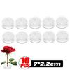 Round Ikebana Stem Holder Suction Cup Transparent Flower Arrangement Base Flower Fixing Bracket Vases Floral Fixed Base Holder Cup Holders 5