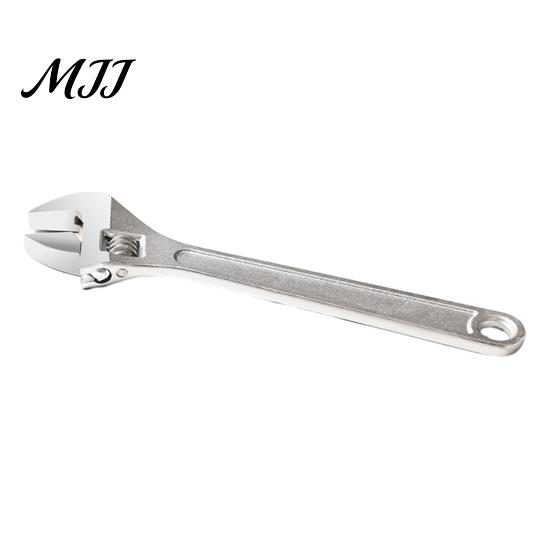 Forged Alloy Steel Spanner 6/8/10/12/15 Inch Adjustable Wrench, Wide Jaw Opening Wrench for Household Plumbing Automotive Home Improvement Garage