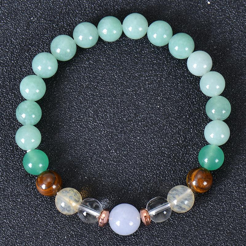 Natural Stone Bracelets Women Healing Amethyst Zircon 7 Chakra Beads Bangles Yoga Stone Gift for Couple Items  Gift