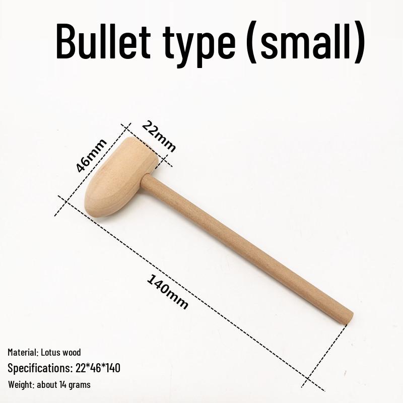 Wooden Batik DIY Kids' Hammer - Handmade Solid Wood Toy Hammer