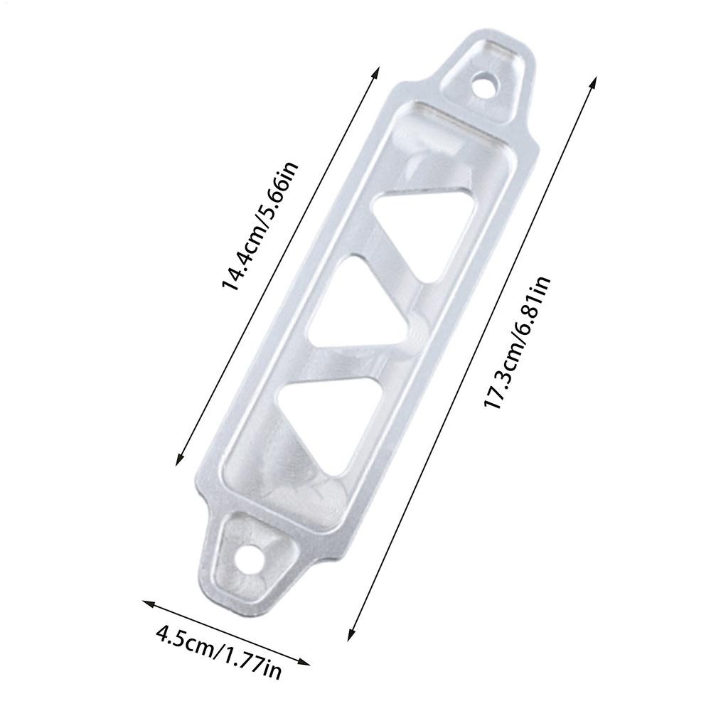 Battery Hold Down Battery Mount Bracket Triangular Design Clamp Aluminum Alloy Tray For Automobile Trailer RV Truck