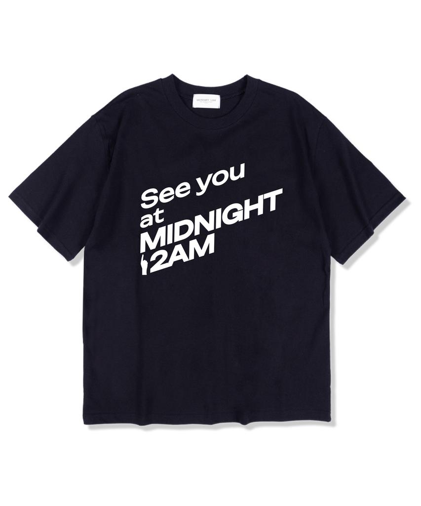 MIDNIGHT12AM See You At Short Sleeve T-Shirt Navy