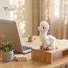 Decorative Hanging Accessory Plush Camel Bag Charm, Stuffed Pendant with Bead Chain Chain, Animal Plushie Backpack Handbags Purse Decoration