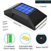 Solar Powered Wall Lights Outdoor Waterproof Up Down LED Lighting for Garden Yard Patio Pathway Street Home Decor
