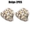 2025 Winter Puffy Faux Fur Bucket Hats Women Fashion Leopard Print Plush Sun Hats Thickened Warm Imitation Fur Panama