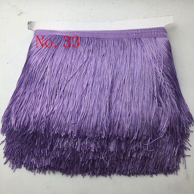 10-30cm10Metri Frange Pizzo Nappa Bordino Decorazione Tenda Danza Latina Accessori da Cucito Puntilla Borla Frange Lunghe da Cucire