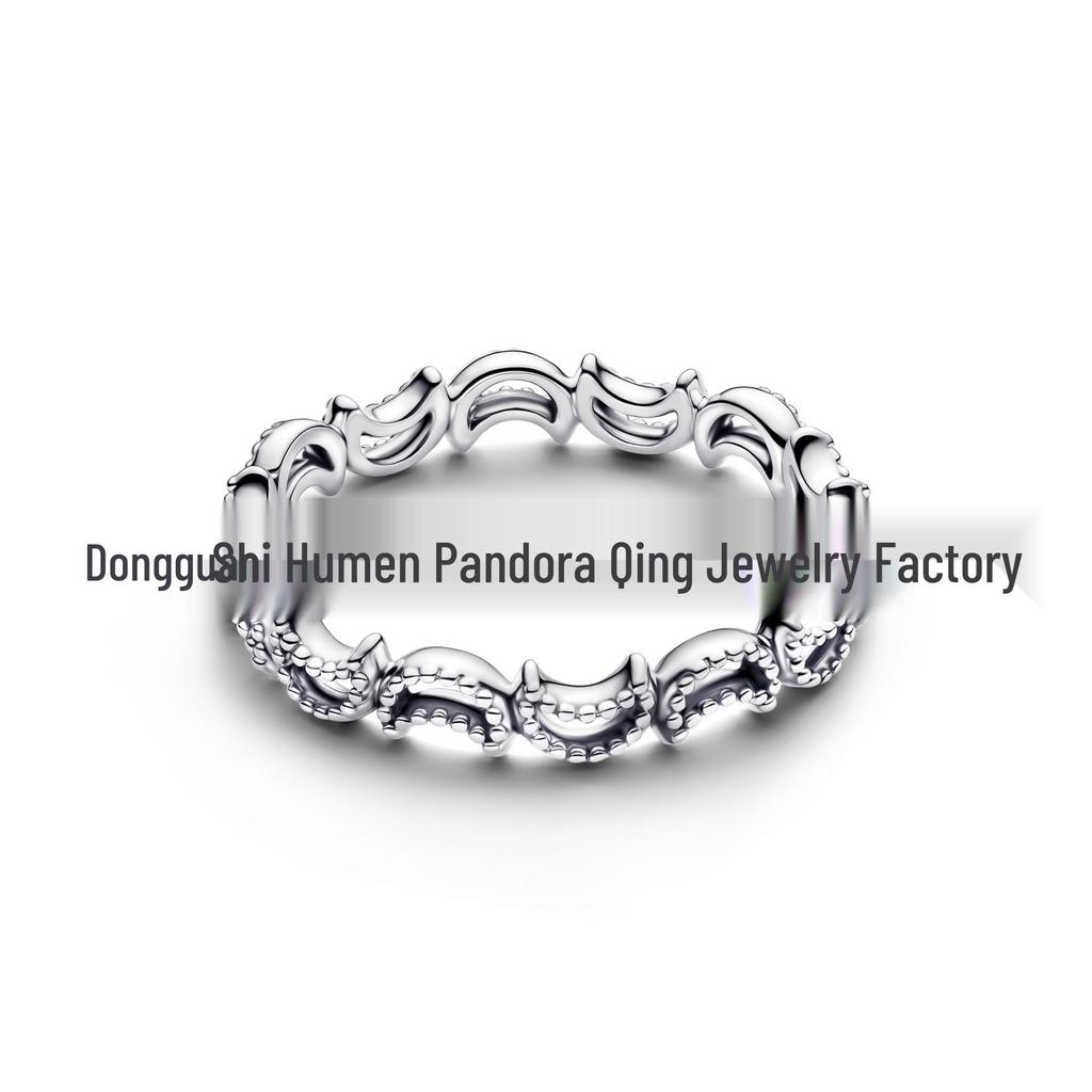 Elegant European and American Knotted Flower Diamond Rope Ring for Women - Chic Japanese & Korean Style