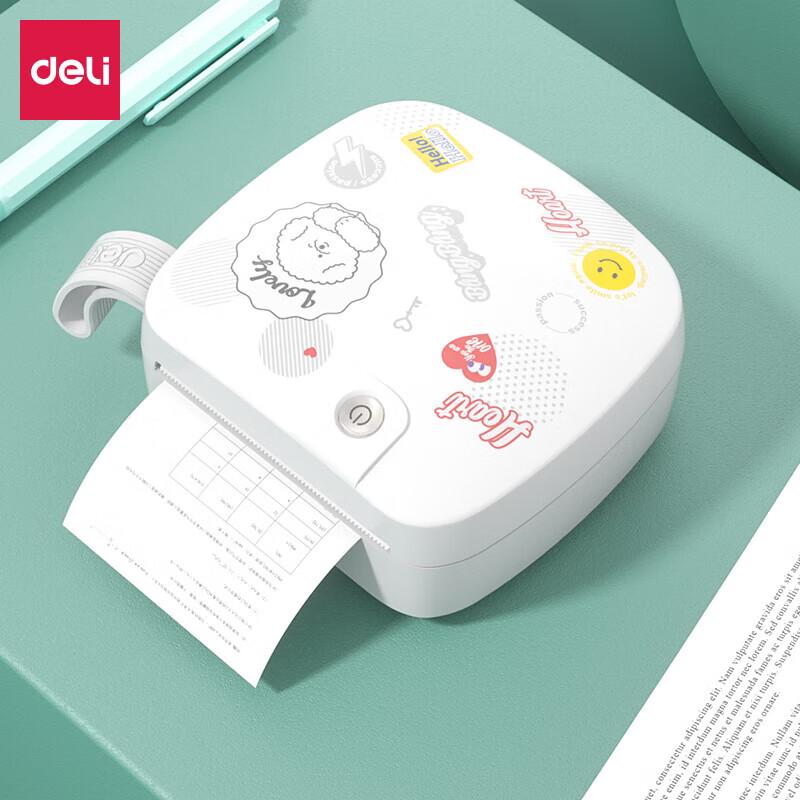 Deli GE221 Mini Thermal Printer for Study Notes