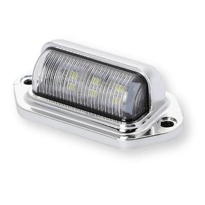 Klidné přání LED Pokovená SPZ Světlo SPZ Bílá Lampa Sada 1ks Auto Nákladní auto Bílá 6500K 24V Univerzální