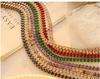 Elegant Noble Lady Necklace and Bracelet Set with Zircon Accents