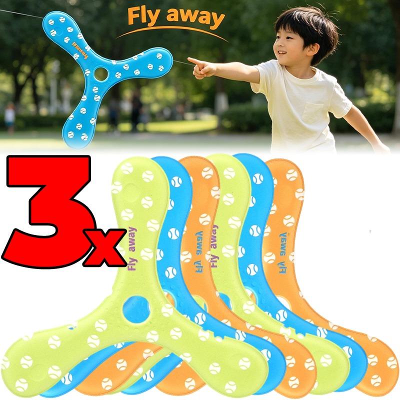 Soft EVA Flying Disc Boomerang for Kids Adults 360 Degree Automatic Return Foam Spinning Dart Outdoor Sport Toy for Beach Park 6