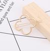 A028 Triangle Moon Circle Geometric Hair Clip - European & American Style Hair Accessories