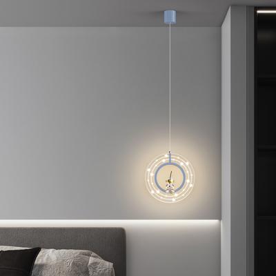 LED κρεμαστό φωτιστικό κομοδίνου για παιδικό δωμάτιο, δημιουργικό πολυέλαιος υπνοδωματίου με κινούμενα σχέδια, διακόσμηση σπιτιού, φωτιστικά εσωτερικού χώρου
