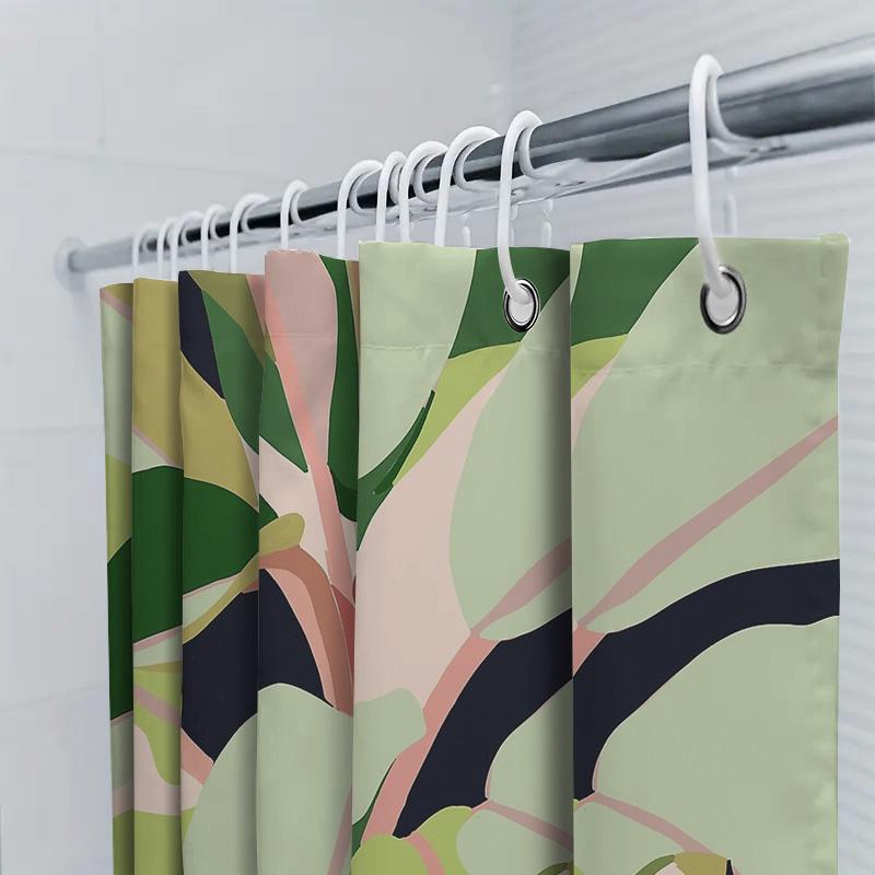 Shower Curtain Abstract Art Modern Bathroom Decor Waterproof Fabric Liner Set Vintage Pattern Home Textile Tapestry