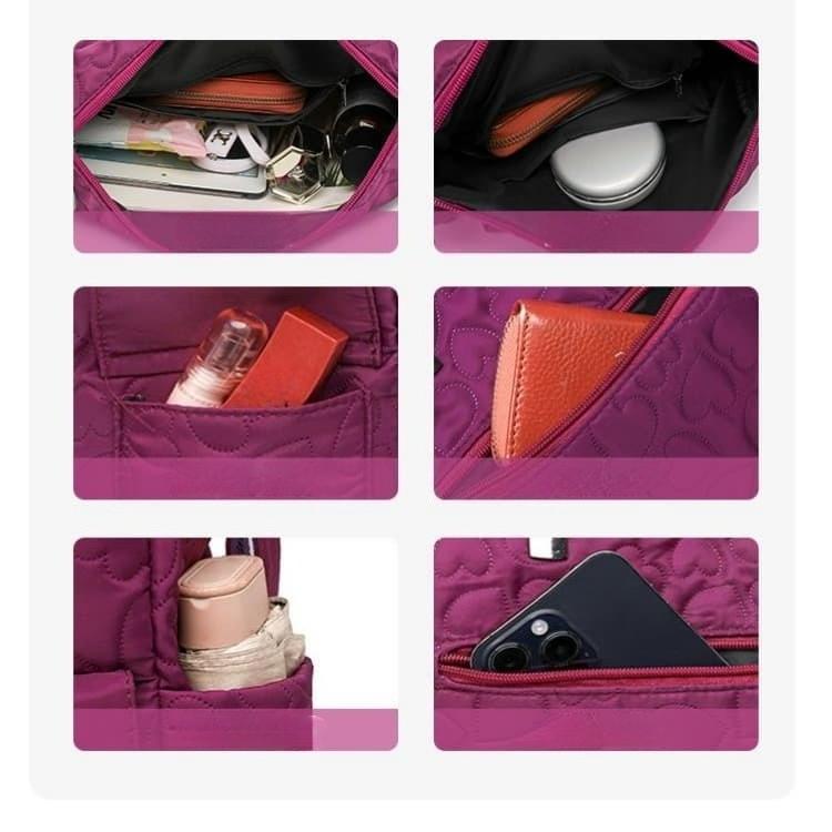 Mochila multiusos de gran capacidad bandolera para mujer