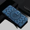 Leather Wallet Flip Case for Apple iPhone 13 14 15 16 16E 17E 17 Pro Max Plus | Mandala Embossed Design Card Holder Protective