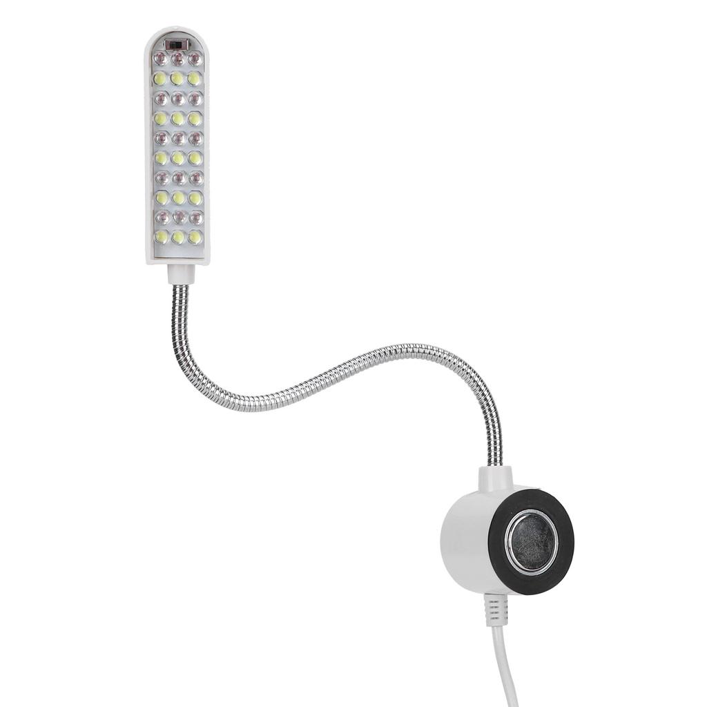 30LED Nähmaschine Licht Arbeits Schwanenhals Lampe mit Magnetfuß AC